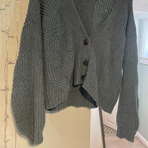 american eagle chenille cardigan